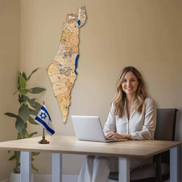 מפת ישראל – עיצוב, למידה וחיבור למקום